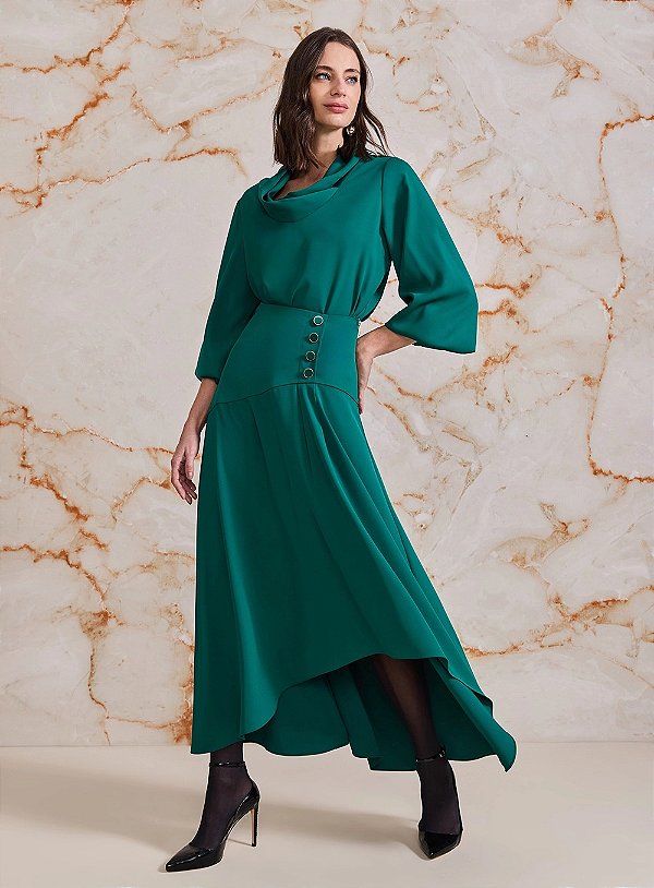 Conjunto Blusa E Saia Nesgas