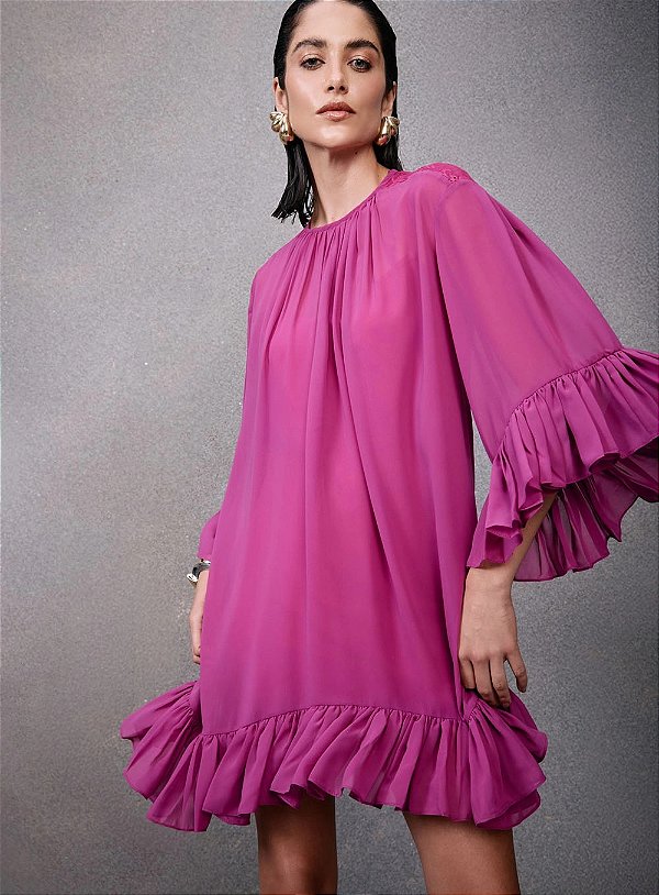 Vestido Fluido Romance