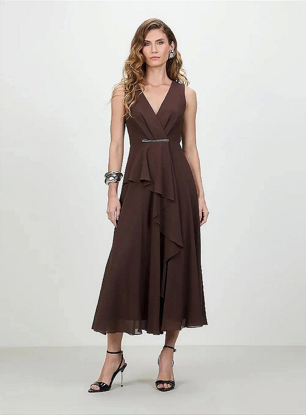 Vestido Midi Fluid