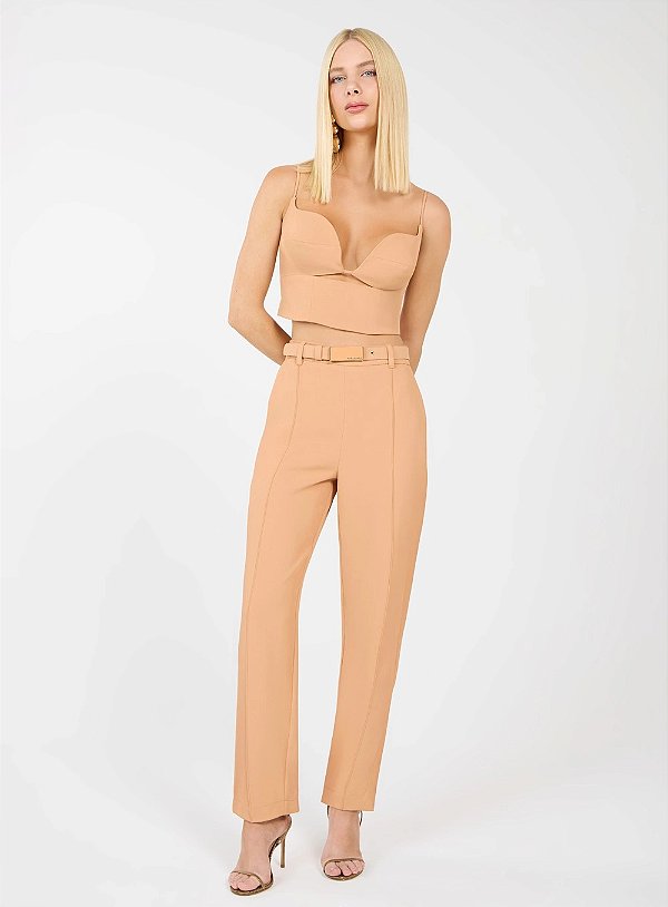 Conjunto Calça E Top Decote Exclusivo