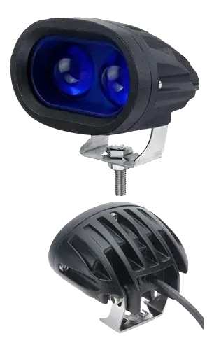 Par De Farol Led Blue Spot Azul