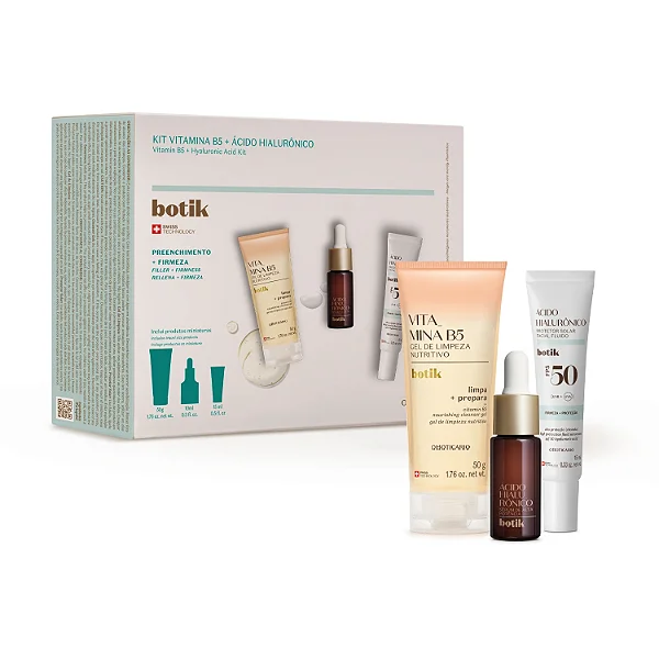 Kit Botik Ácido Hialurônico (3 itens)
