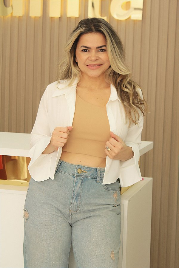 Camisa cropped