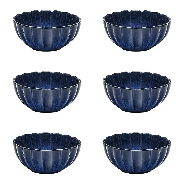 Jogo de 6 Tigelas de Sobremesa 12 cm Cerâmicas Gomes