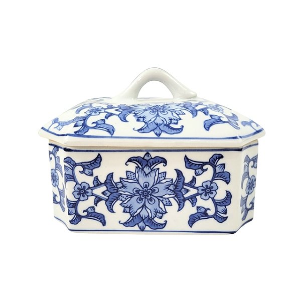 Potiche de Porcelana Porta Joia Cerâmicas Gomes