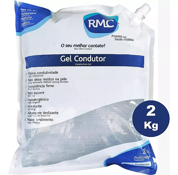 GEL NEUTRO CLINICO CONDUTOR BAG 2 KG INCOLOR -  RMC