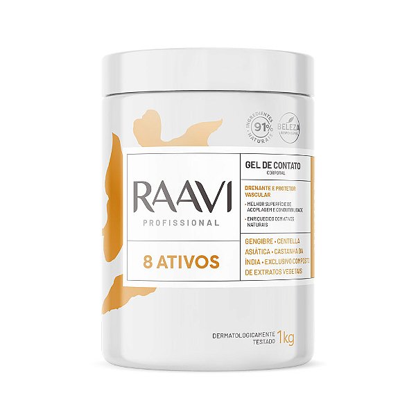 Gel contato 8 ativos 1kg - Raavi