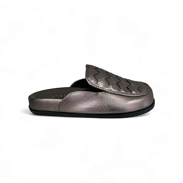 CLOG BURNABY METALIZADO FEMININO PRATA VELHO