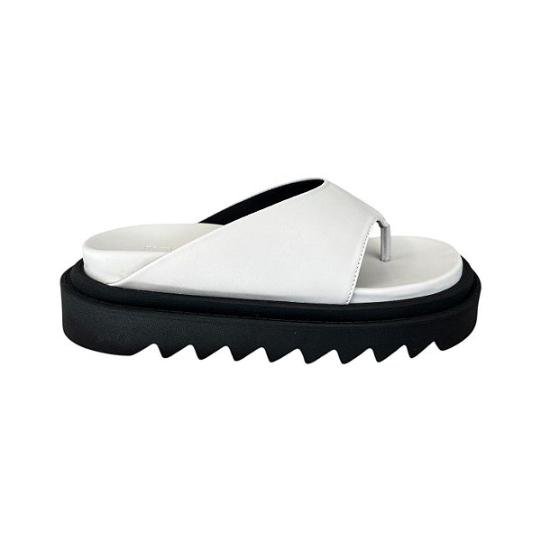 CHINELO FLATFORM BRANDON FEMININO OFF WHITE