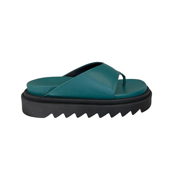 CHINELO FLATFORM BRANDON FEMININO VERDE