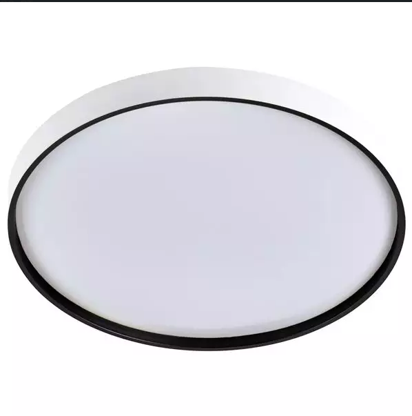 Plafon LED TORONTO Multicolor branco e preto 24W 33cm LY-8798AM BC+PT