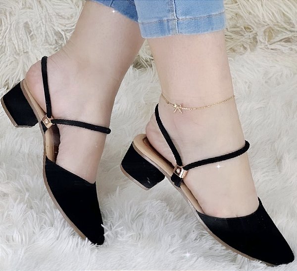 Mule Sapato Scarpin Fofinha