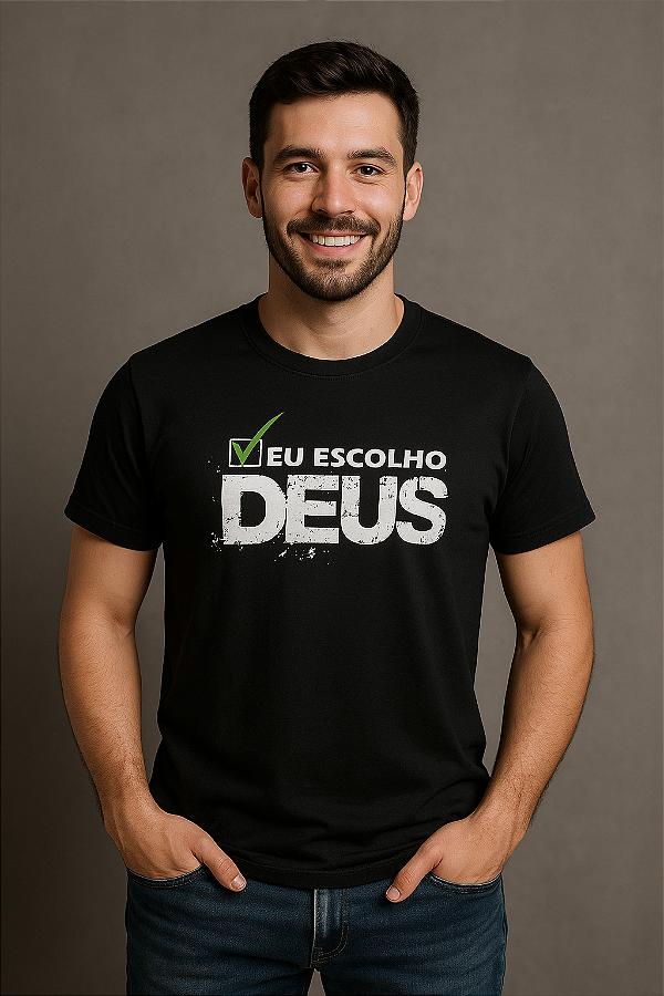 Camisa Eu Escolho Deus Masculina