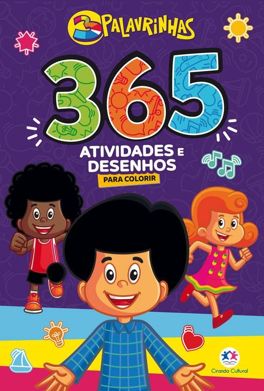 365 atividades - 3 Palavrinhas - 365 atividades e desenhos para colorir