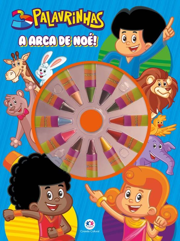 3 Palavrinhas - A Arca de Noé - Giz de cera/Ciranda das cores