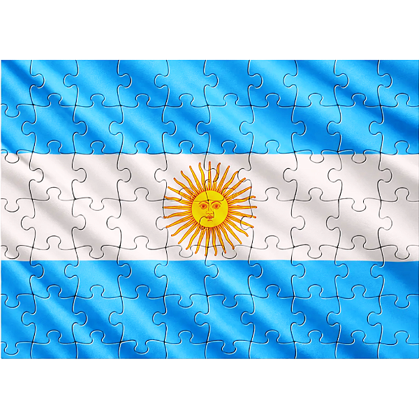 Quebra-cabeça - Argentina - Nações - 60 Pç