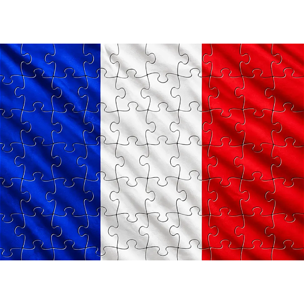 Quebra-cabeça - França - Nações - 60 Pç