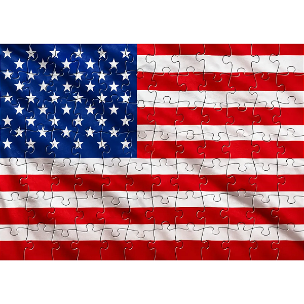 Quebra-cabeça - Estados Unidos - Nações - 60 Pç