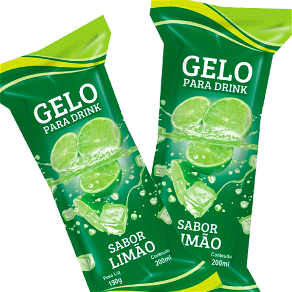 Saco BOPP Perolizado 9,5x21 - GELO LIMÃO - 04 Pct (800 Unid.)