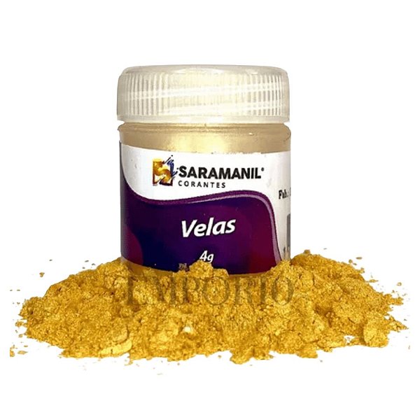 Corante para Velas - Perolado Dourado 4grs
