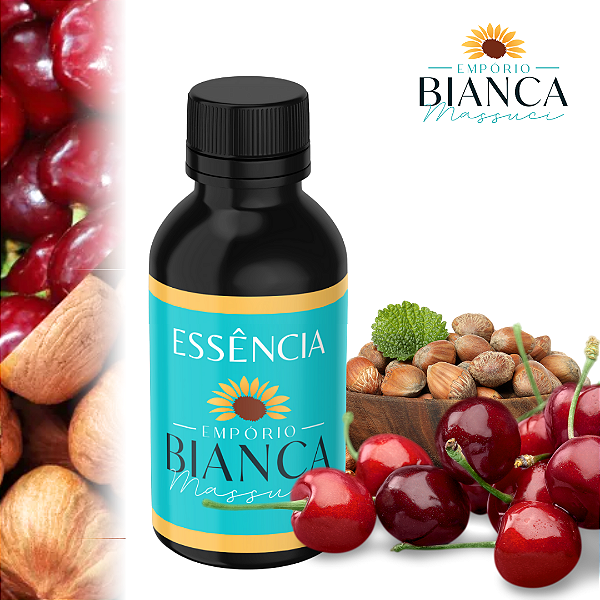 Essência para sabonete Hidrossolúvel 100ml - Cereja com Avelã