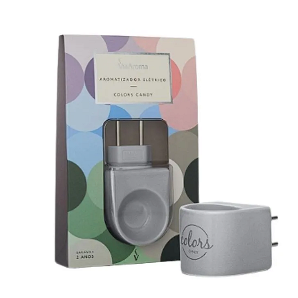 Aromatizador Elétrico Porcelana - Cinza