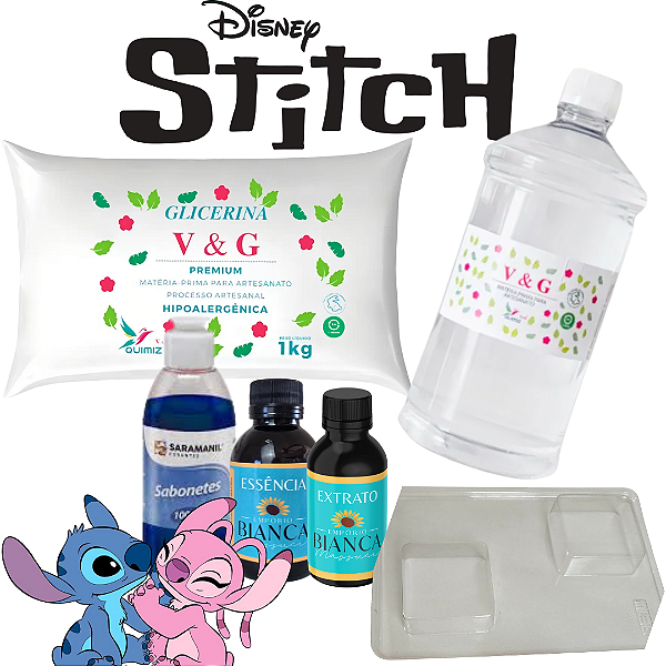 Kit Sabonete do Stitch