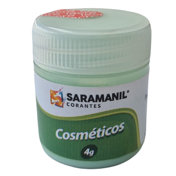 Mica para sabonetes e cosméticos - Verde 4grs