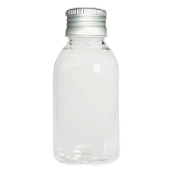 Frasco c/ tampa difusor alumínio prata 60ml