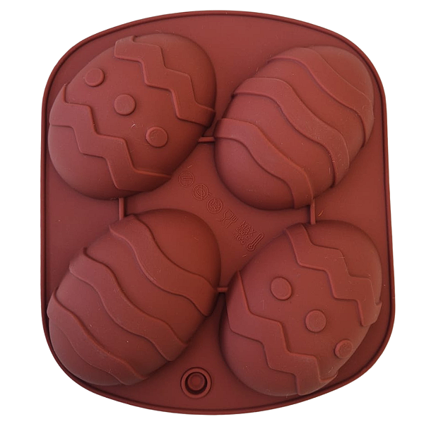 Forma de Silicone Molde Ovo de Páscoa
