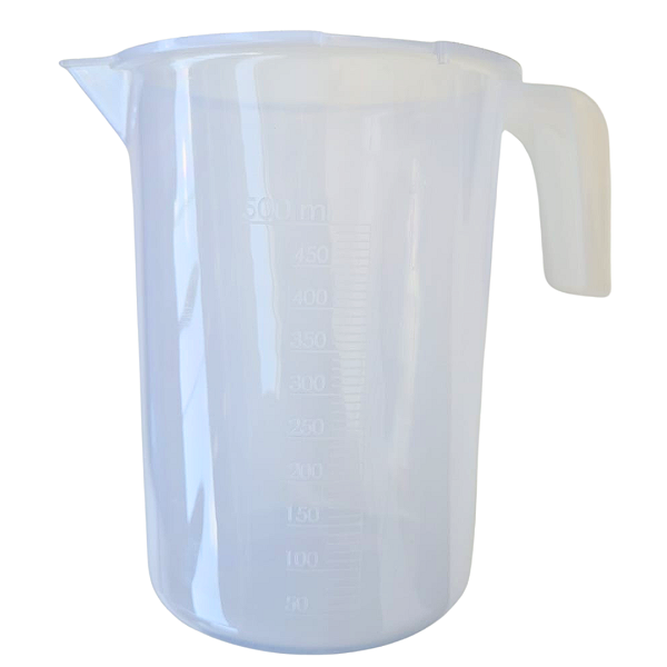 Jarra plástica medidora 500ml