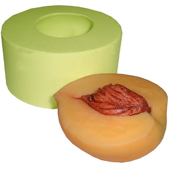 Molde de silicone Pêssego Cortado