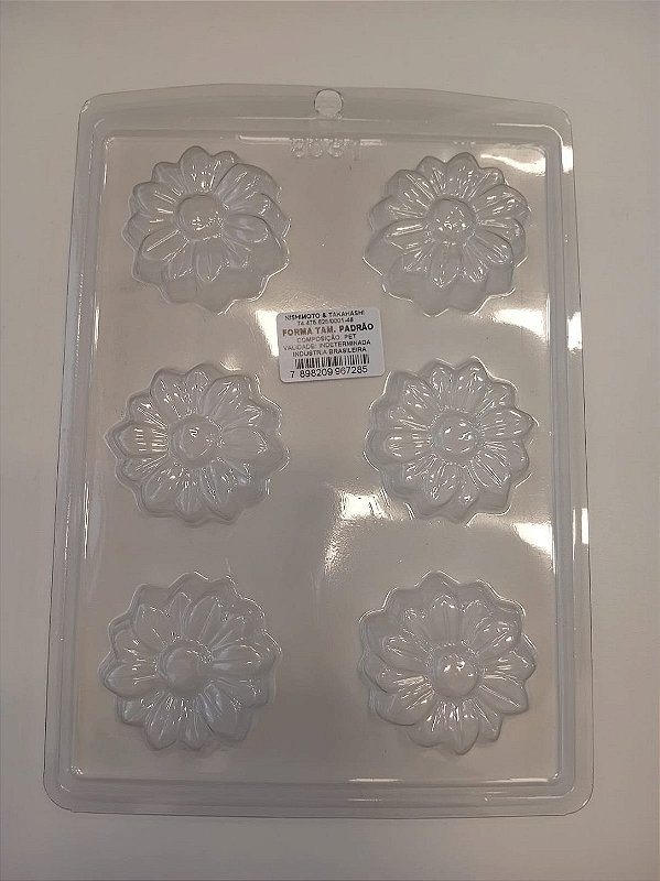 Molde de acetato - Flor Margarida 6 cav