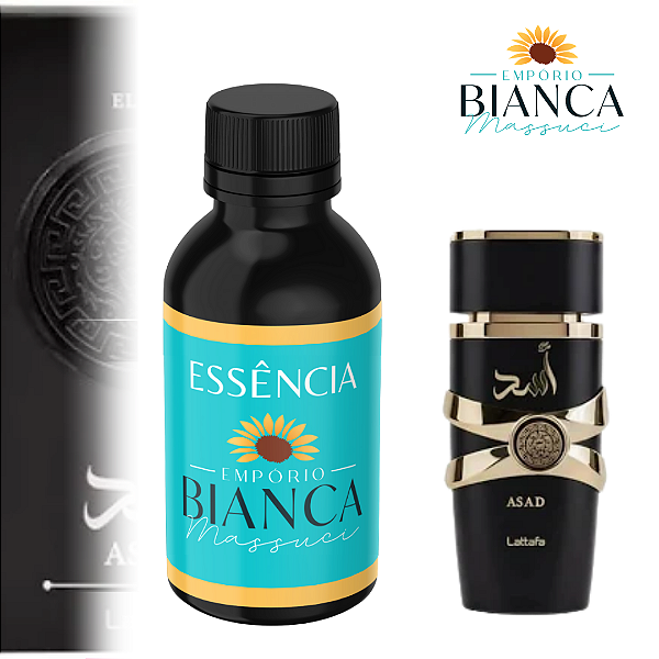 Essência para sabonete Hidrossolúvel - Asad Lattafa 100ml