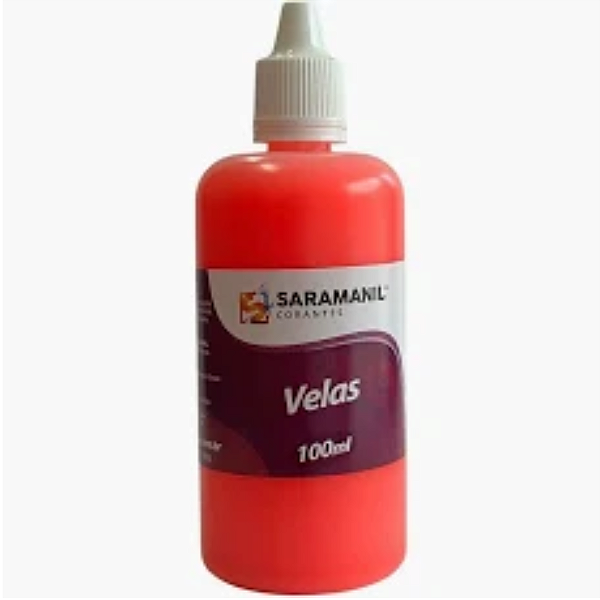 Corante líquido para Velas - Vermelho Fogo Fluorescente 100ml