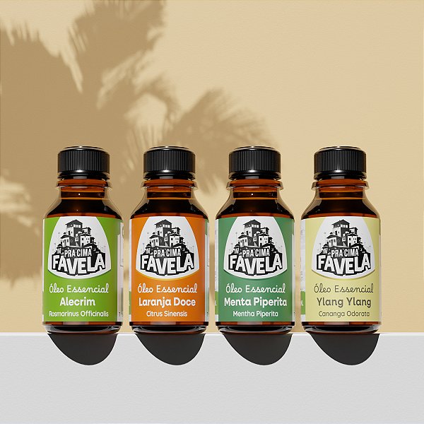 Kit Autoestima de Óleos Essenciais - PRA CIMA FAVELA