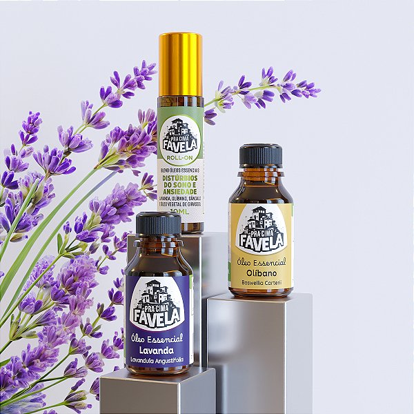 Kit Tranquilidade de Óleos Essenciais e Blend - PRA CIMA FAVELA