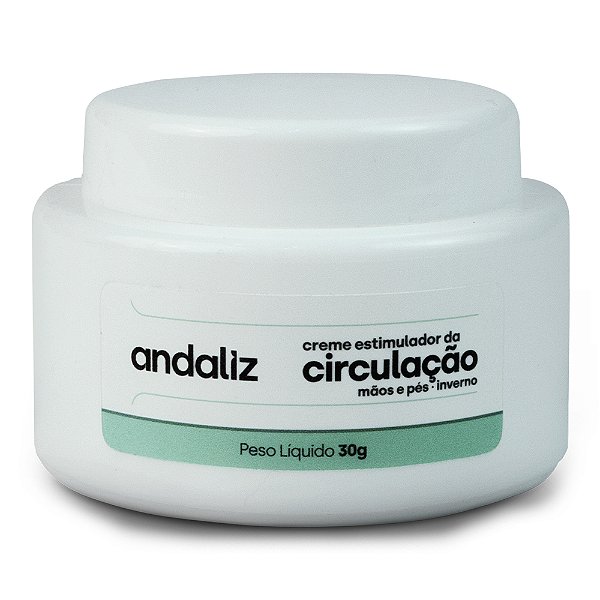 Creme Estimulador da Circulação para Mãos e Pés 30g - Andaliz