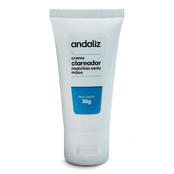 Creme Clareador Manchas Senis nas mãos 30g - Andaliz