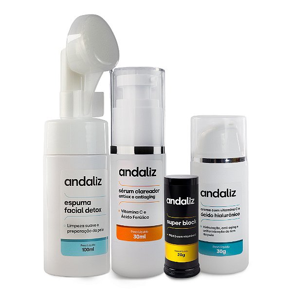 Kit Skincare Completo com Proteção Solar – Andaliz