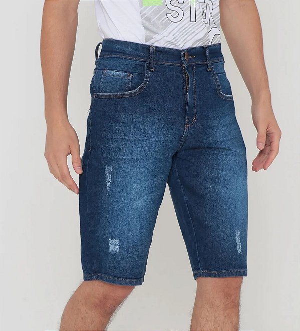 Bermuda Jeans Masculina Confortável e Estilosa