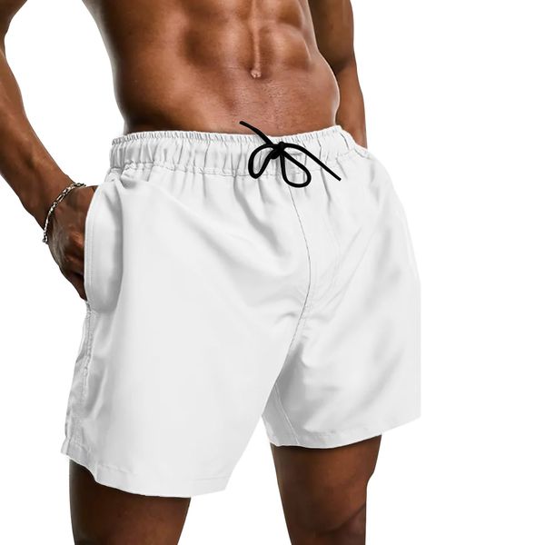 Bermuda Tactel Branco Masculina