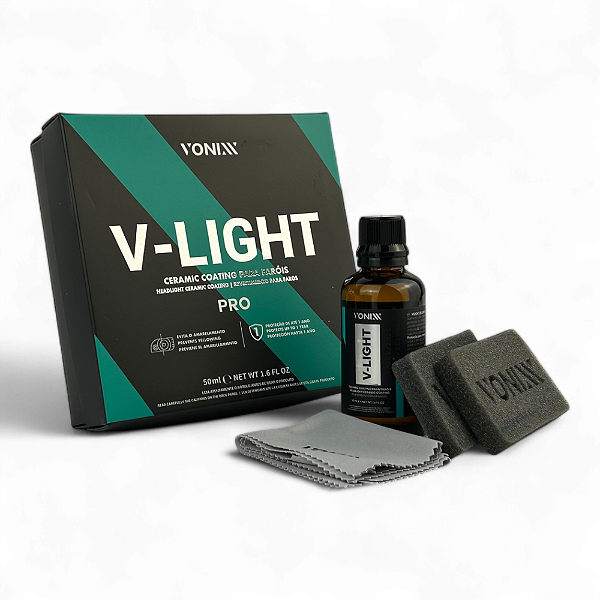 V-Light Pro Vitrificador Coating Cerâmico Faróis 50ml Vonixx