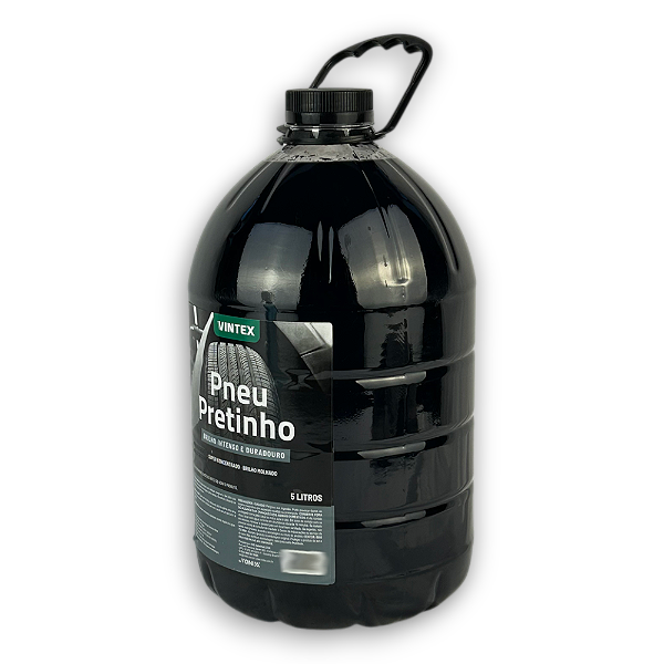 Pneu Pretinho Brilho Intenso Pronto Uso 5,0L Vintex