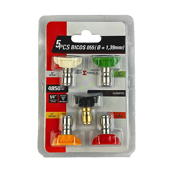 Kit Jogo 5 Bicos Engate Rápido 055 1,39mm Sigma Tools