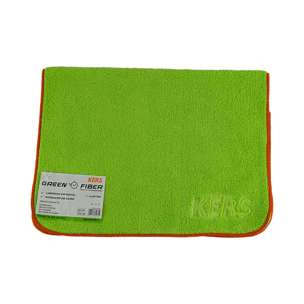 Toalha Microfibra Green Fiber 60x40cm 400gsm Verde Kers