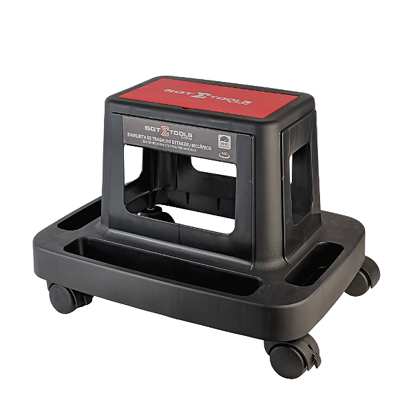 Banqueta Banco Detailer Mecanico 360 Graus 150kg Sigma Tools