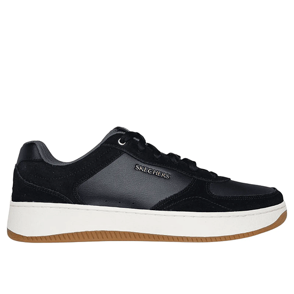 Tênis Skechers Sport Court 2.0 Yaros - Masculino - Preto e Branco