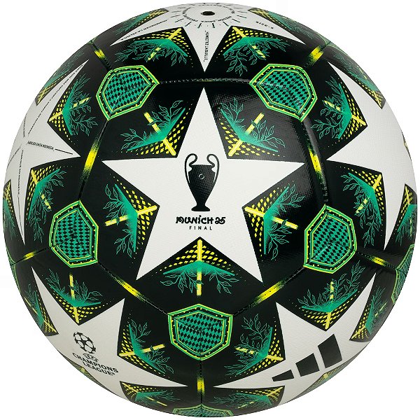 Bola Adidas Training UCL Munich 25 – Branco e Verde