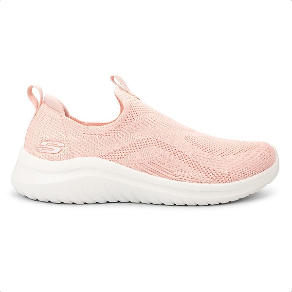 Tênis Feminino Skechers Ultra Flex 2.0 Calce Fácil - Rosa